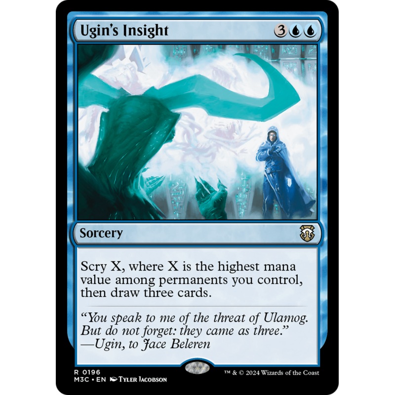 Ugin's Insight (Ripple Foil) [Modern Horizons 3 Commander]