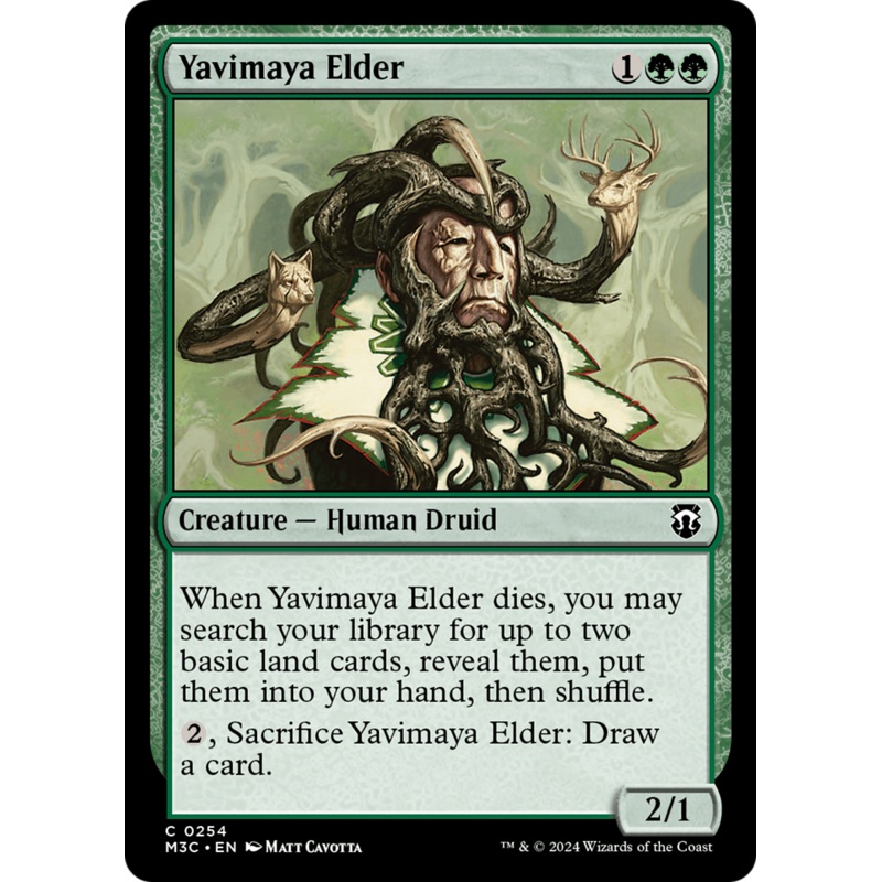 Yavimaya Elder (Ripple Foil) [Modern Horizons 3 Commander]