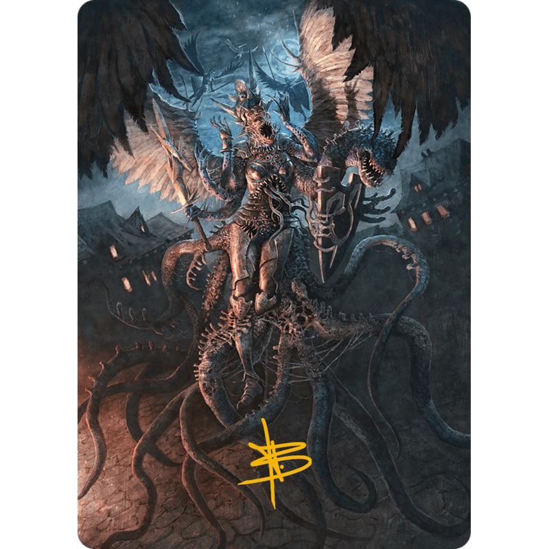 Angelic Aberration Art Card (Gold-Stamped Signature) [Modern Horizons 3 Art Series]