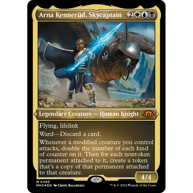 Arna Kennerud, Skycaptain (Foil Etched) [Modern Horizons 3]