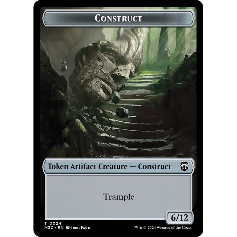 Construct // Myr Double-Sided Token [Modern Horizons 3 Commander Tokens]