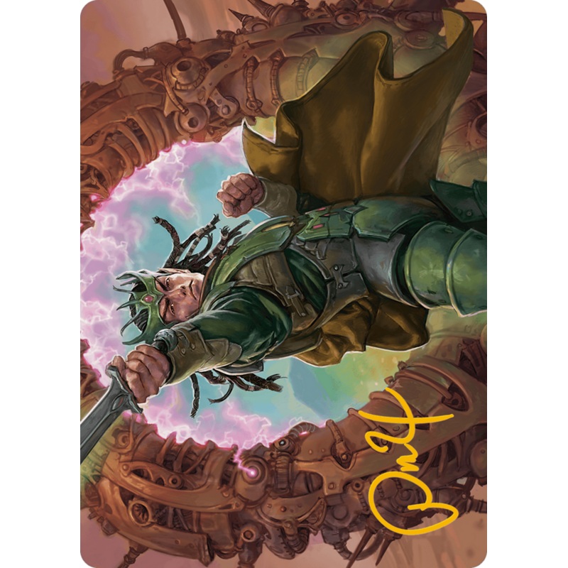 Eladamri, Korvecdal Art Card (Gold-Stamped Signature) [Modern Horizons 3 Art Series]