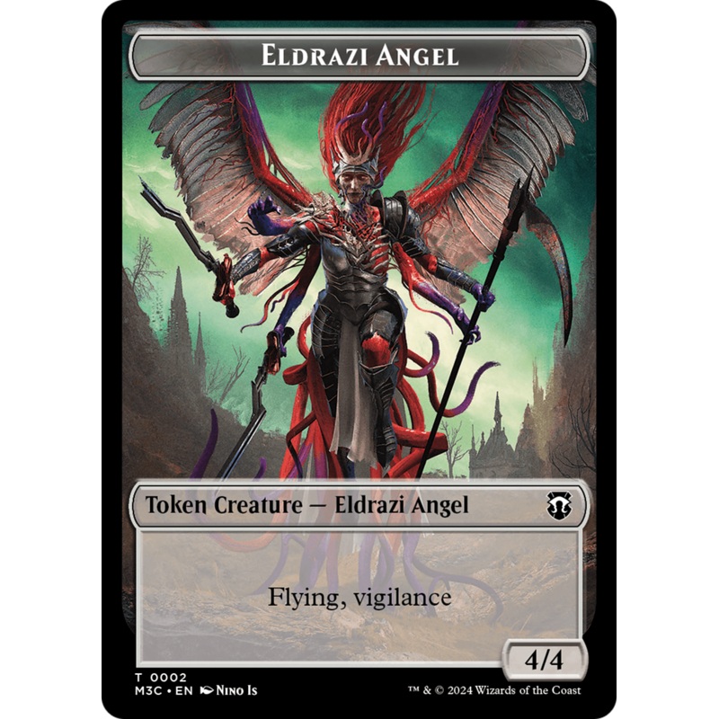 Eldrazi Angel // Copy Double-Sided Token [Modern Horizons 3 Commander Tokens]