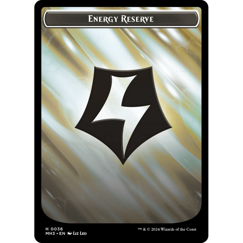 Energy Reserve // Servo Double-Sided Token [Modern Horizons 3 Tokens]