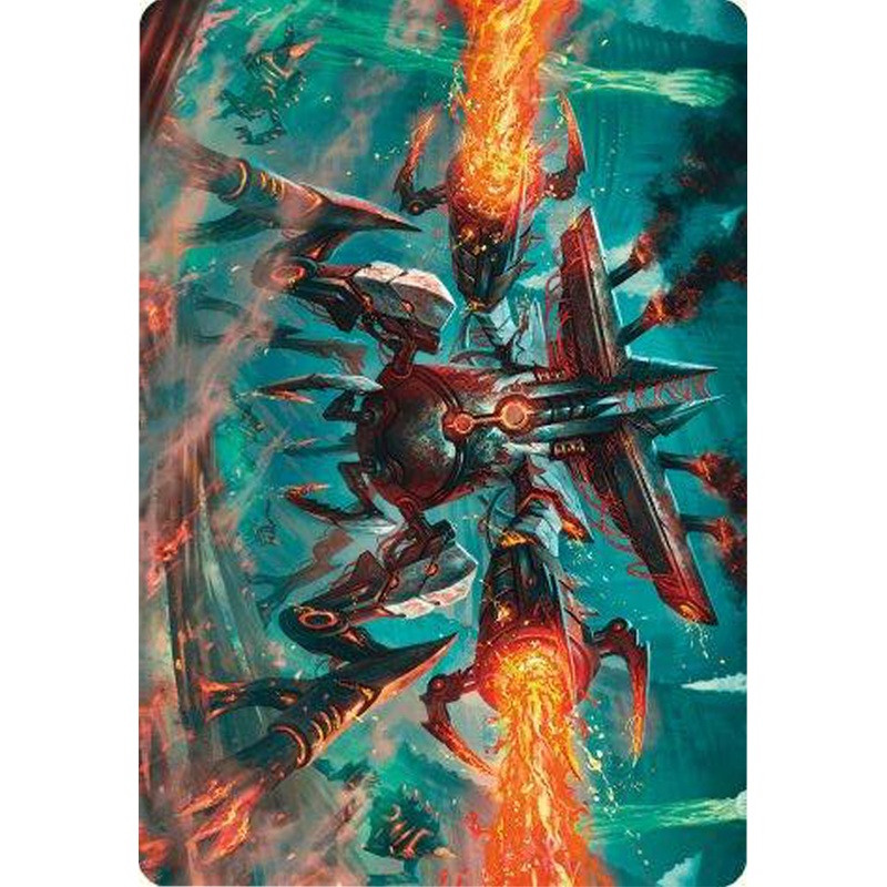 Exterminator Magmarch Art Card [Modern Horizons 3 Art Series]