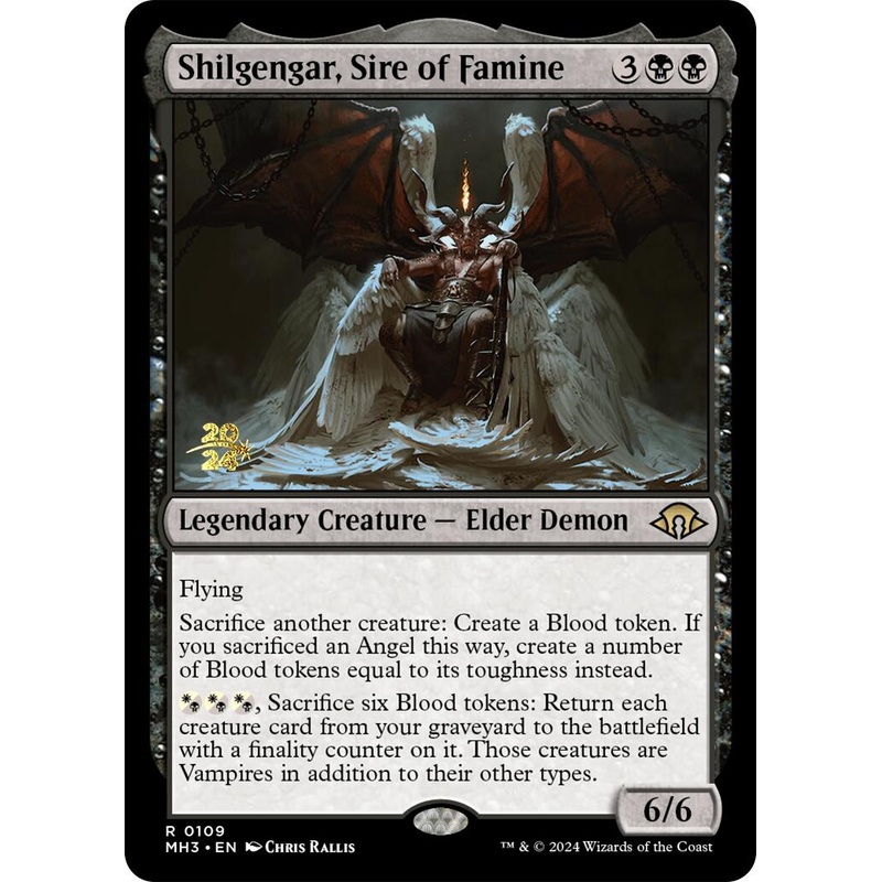 Shilgengar, Sire of Famine [Modern Horizons 3 Prerelease Promos]