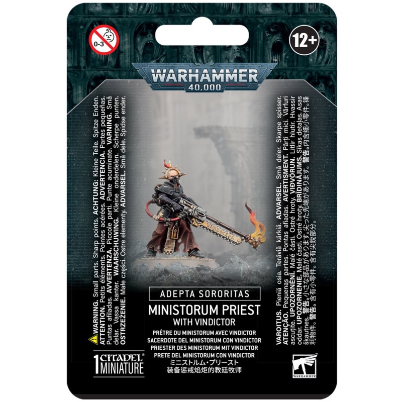 Adepta Sororitas: Ministorum Priest with Vindictor
