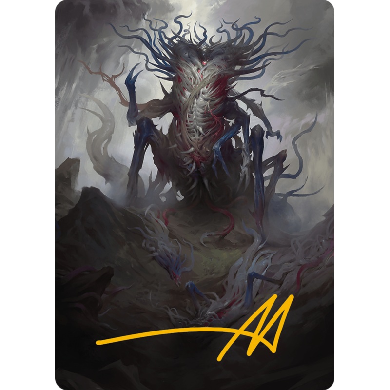 Azlask, the Swelling Scourge Art Card (Gold-Stamped Signature) [Modern Horizons 3 Art Series]