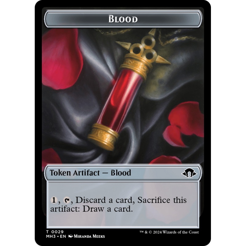 Blood // Energy Reserve Double-Sided Token [Modern Horizons 3 Tokens]