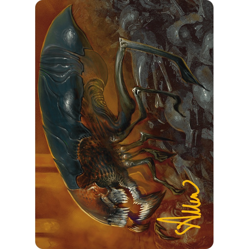 Cranial Ram Art Card (Gold-Stamped Signature) [Modern Horizons 3 Art Series]