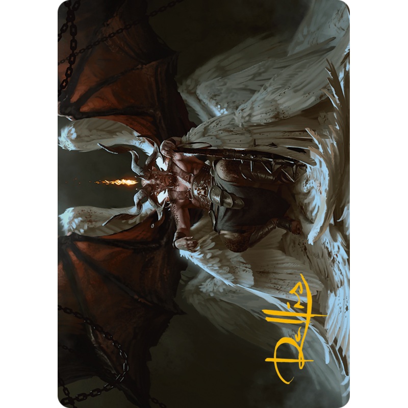 Shilgengar, Sire of Famine Art Card (Gold-Stamped Signature) [Modern Horizons 3 Art Series]