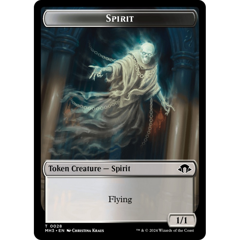 Spirit (0028) // Energy Reserve Double-Sided Token [Modern Horizons 3 Tokens]