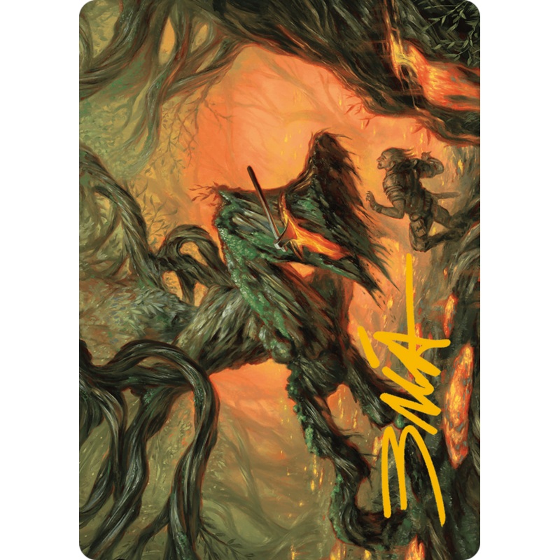 Stump Stomp Art Card (Gold-Stamped Signature) [Modern Horizons 3 Art Series]