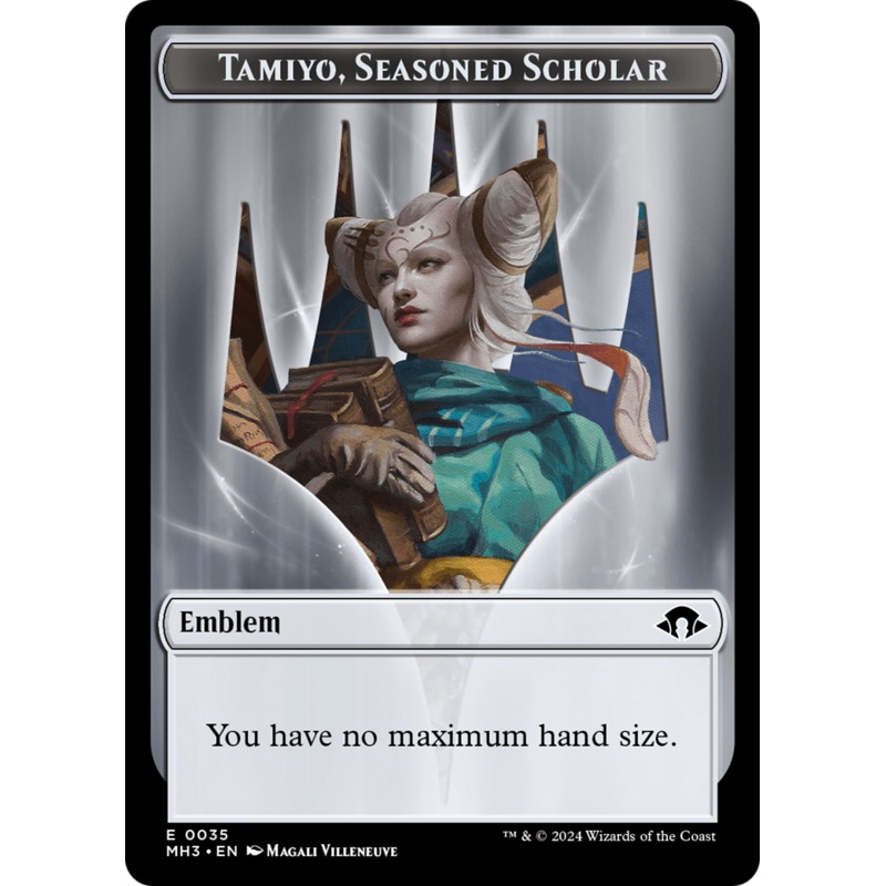 Tamiyo, Seasoned Scholar // Energy Reserve Double-Sided Token [Modern Horizons 3 Tokens]