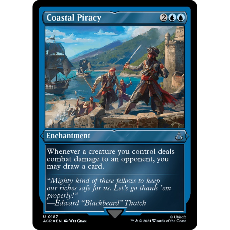 Coastal Piracy (Foil Etched) [Assassin's Creed]