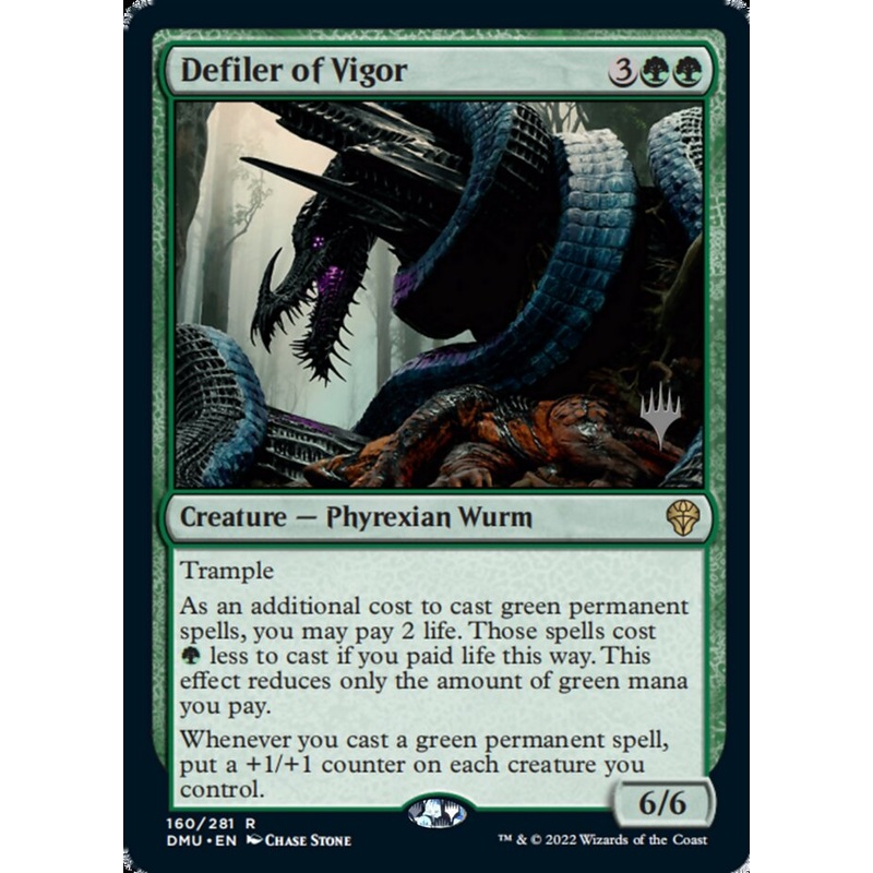 Defiler of Vigor (Promo Pack) [Dominaria United Promos]