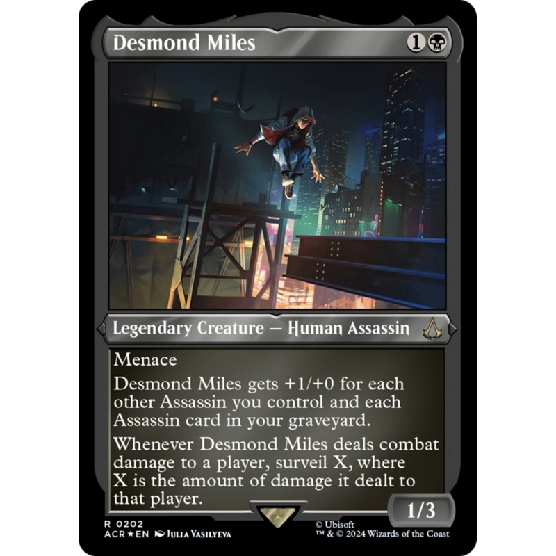 Desmond Miles (Foil Etched) [Assassin's Creed]