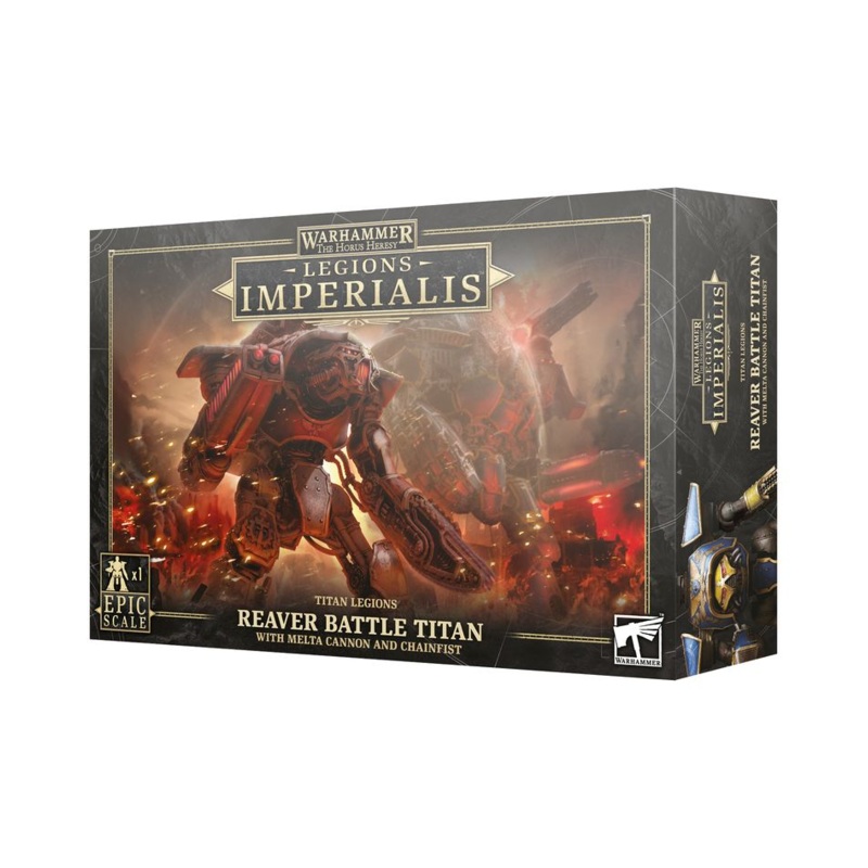 Legions Imperialis | Titan Legions Reaver Battle Titan with Melta Cannon and Chainfist