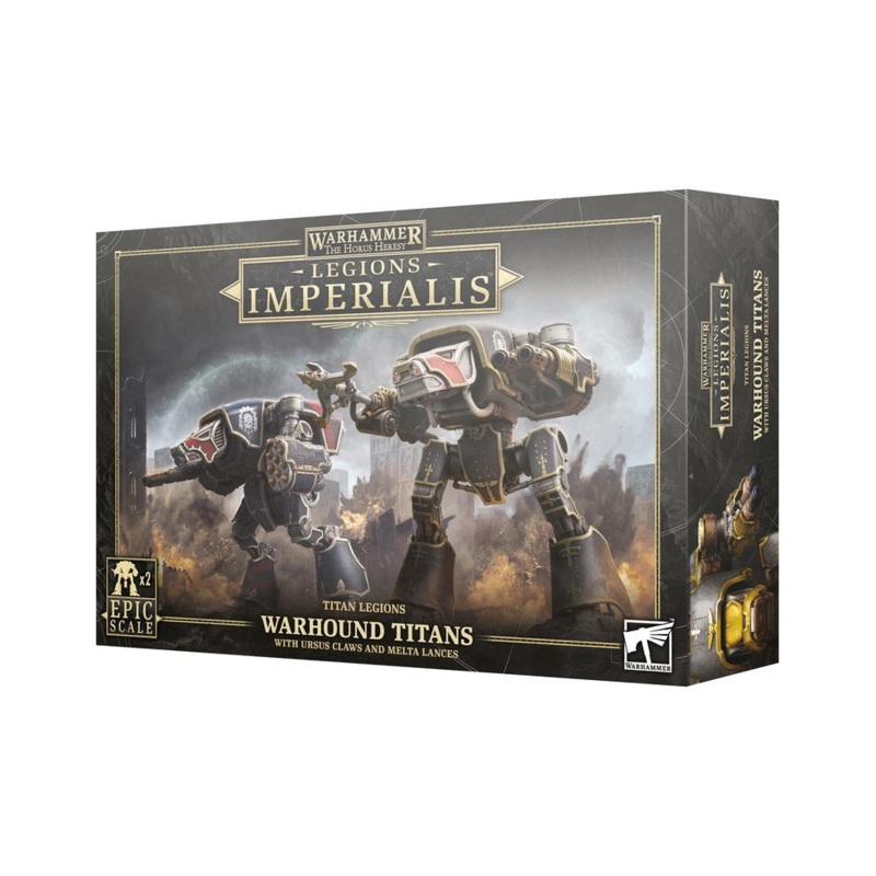 Legions Imperialis | Titan Legions Warhound Titans with Ursus Claws and Melta Lances