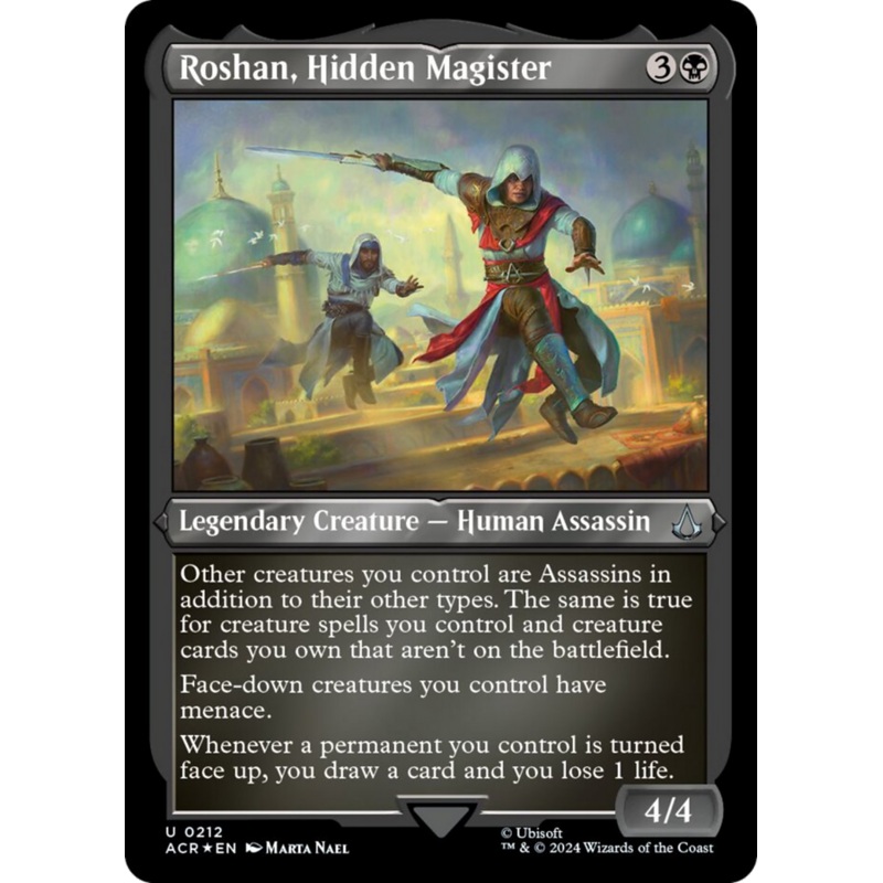 Roshan, Hidden Magister (Foil Etched) [Assassin's Creed]