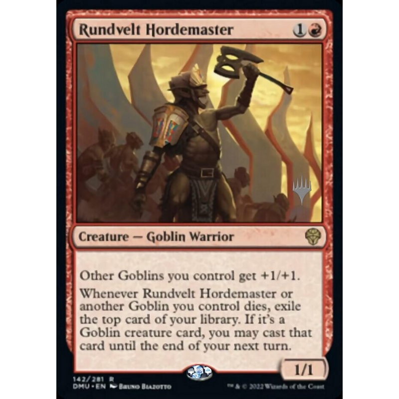 Rundvelt Hordemaster (Promo Pack) [Dominaria United Promos]