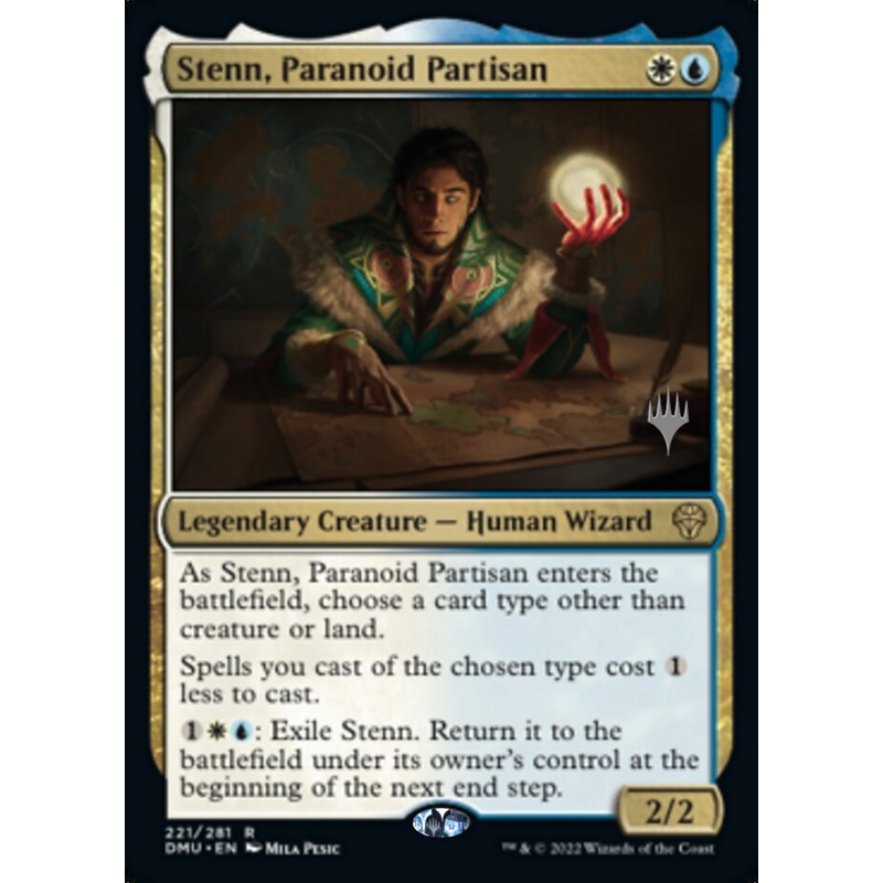 Stenn, Paranoid Partisan (Promo Pack) [Dominaria United Promos]