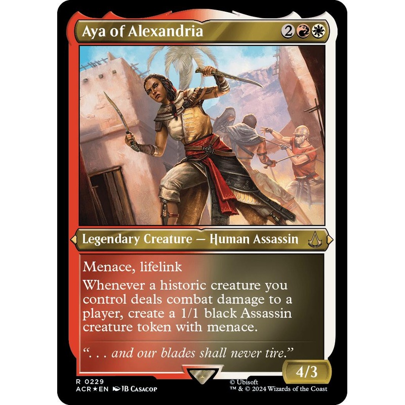Aya of Alexandria (Foil Etched) [Assassin's Creed]
