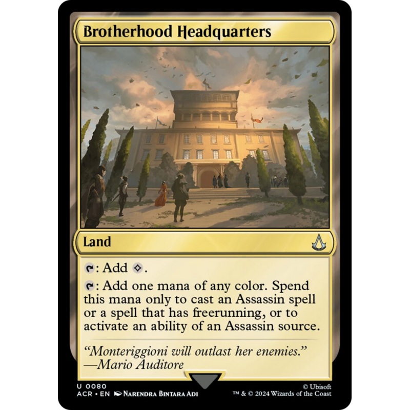 Brotherhood Headquarters [Assassin's Creed]
