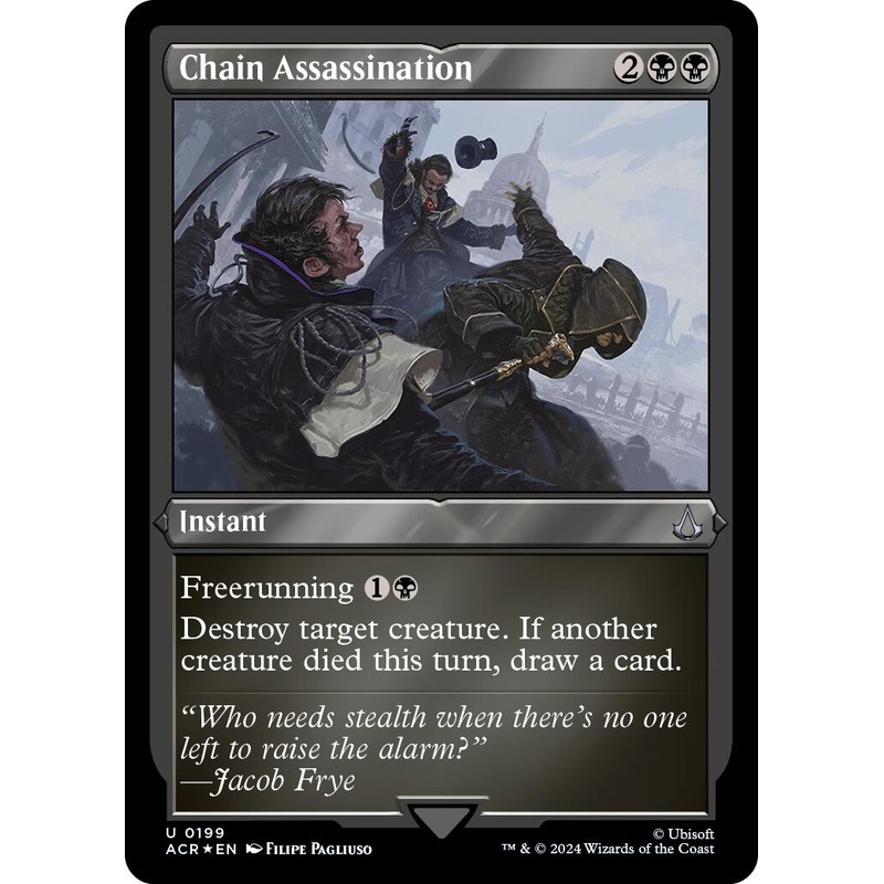 Chain Assassination (Foil Etched) [Assassin's Creed]