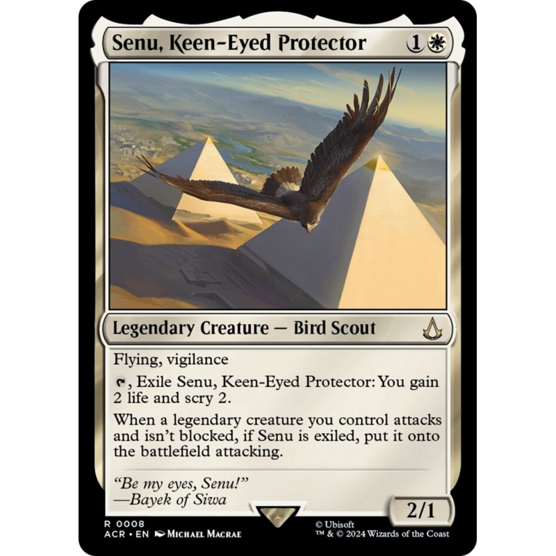 Senu, Keen-Eyed Protector [Assassin's Creed]