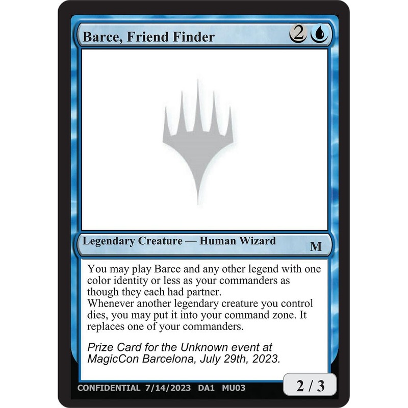 Barce, Friend Finder [Unknown Event]