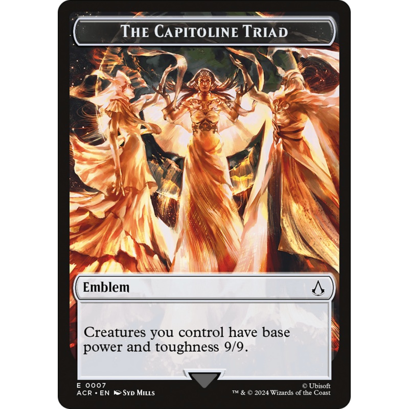 Emblem - The Capitoline Triad [Assassin's Creed Tokens]