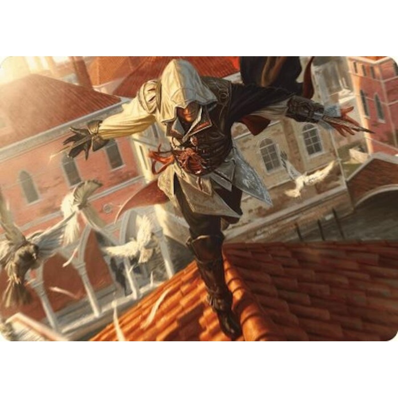 Ezio, Blade of Vengeance Art Card [Assassin's Creed Art Series]