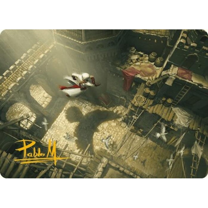 Rooftop Bypass Art Card (Gold-Stamped Signature) [Assassin's Creed Art Series]