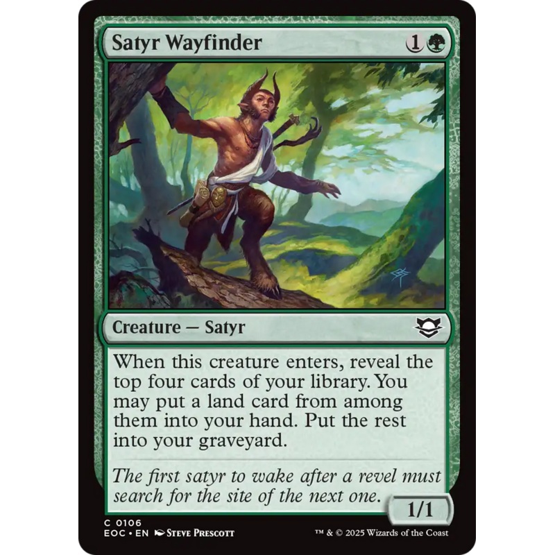 Satyr Wayfinder [Edge of Eternities Commander]