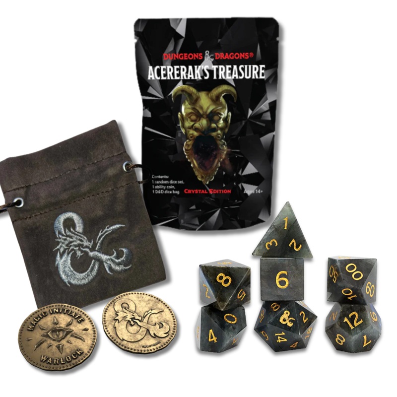 Sirius Dice: Dungeons and Dragons Acererak's Treasure Packs Crystal Edition