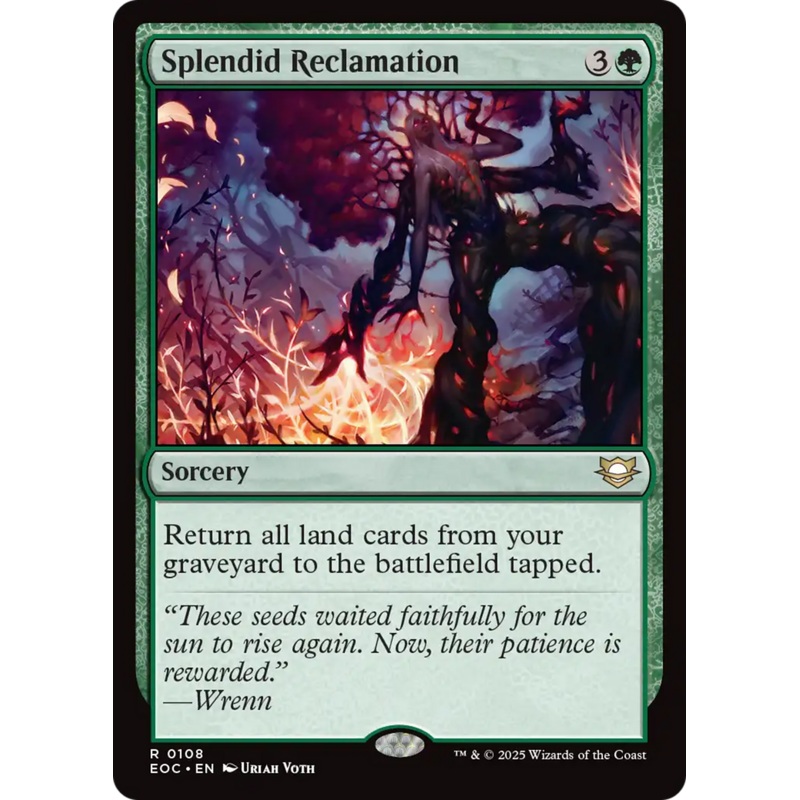 Splendid Reclamation [Edge of Eternities Commander]