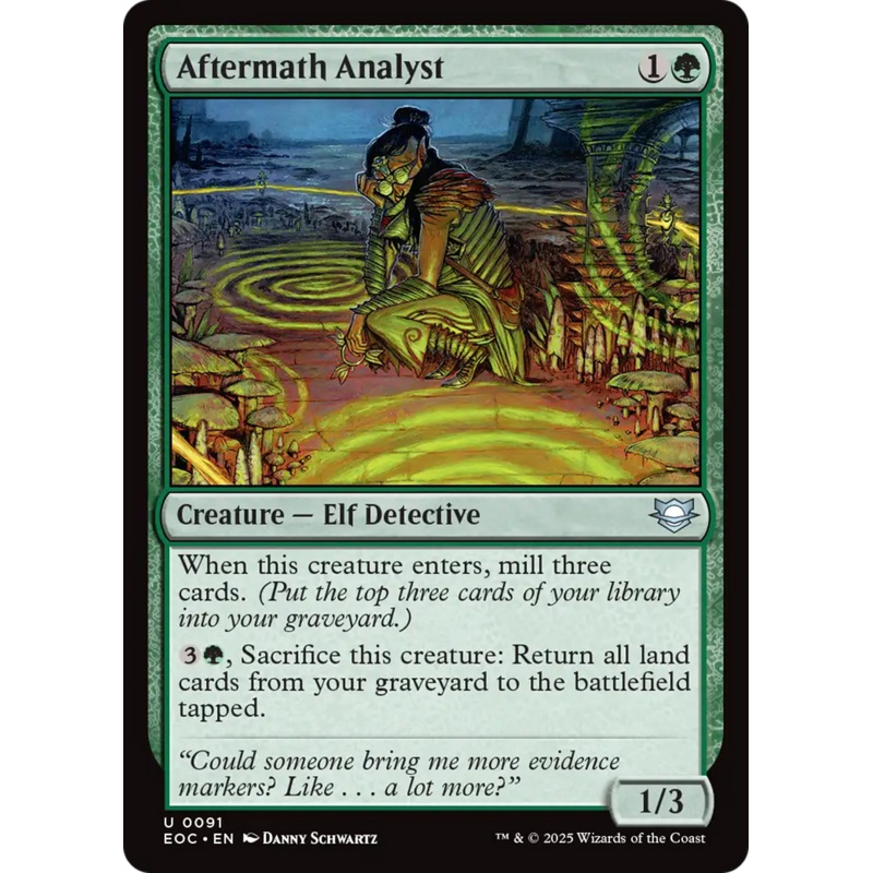 Aftermath Analyst [Edge of Eternities Commander]