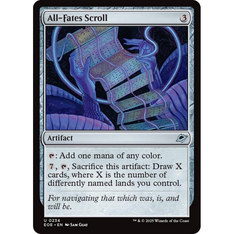 All-Fates Scroll [Edge of Eternities]