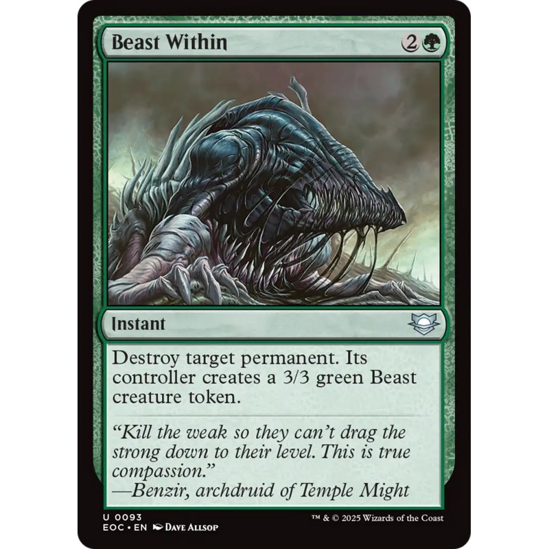 Beast Within [Edge of Eternities Commander]