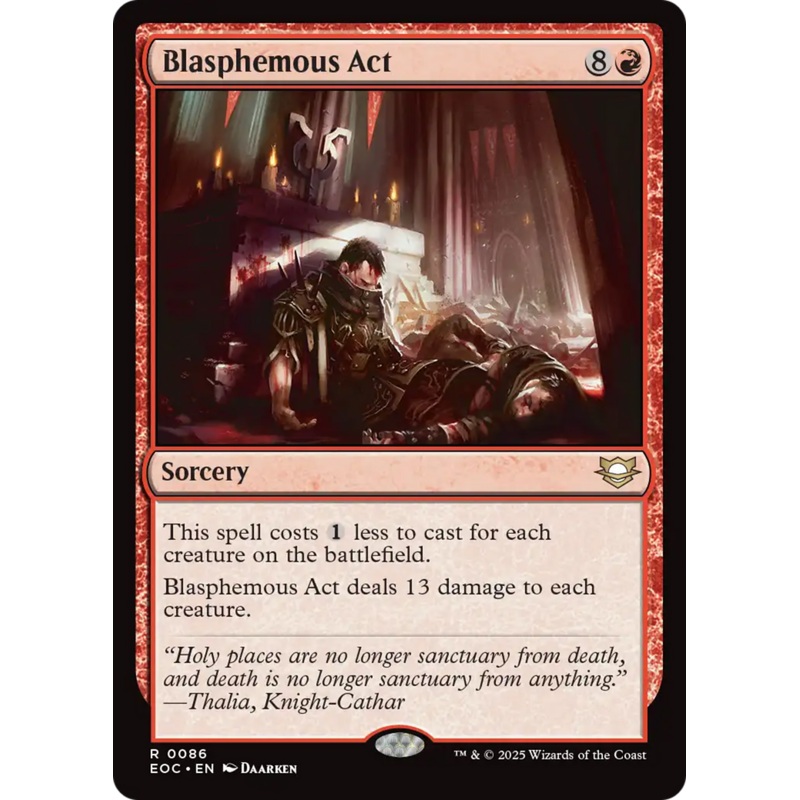 Blasphemous Act [Edge of Eternities Commander]