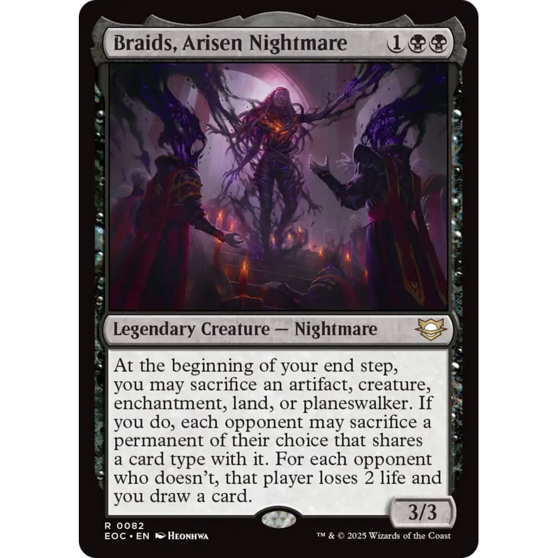 Braids, Arisen Nightmare [Edge of Eternities Commander]