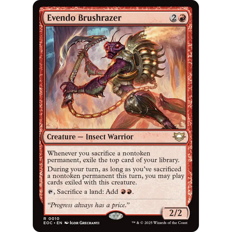 Evendo Brushrazer [Edge of Eternities Commander]
