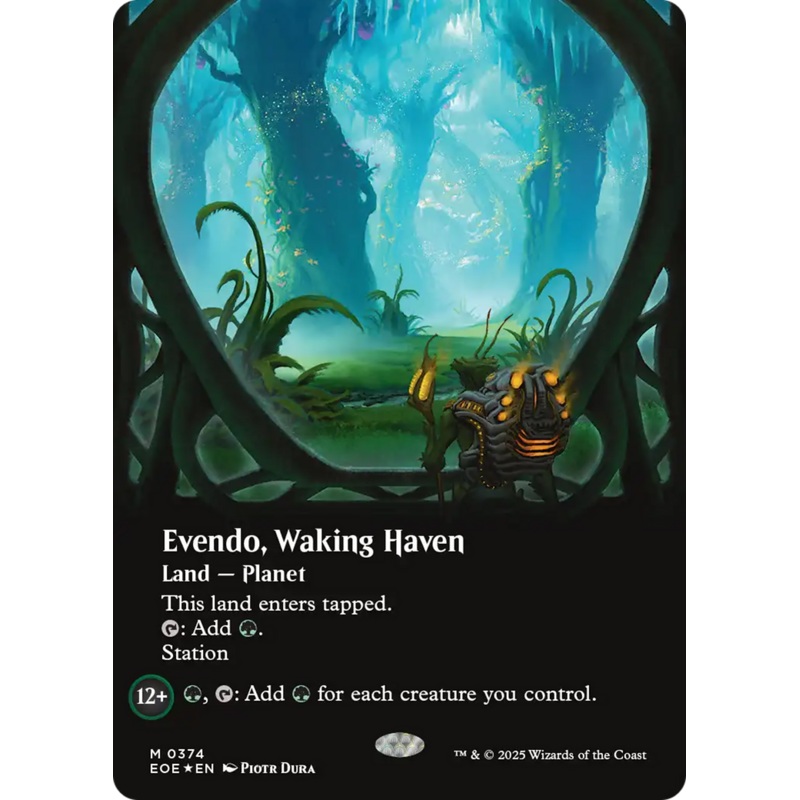 Evendo, Waking Haven (Borderless) (Galaxy Foil) [Edge of Eternities]