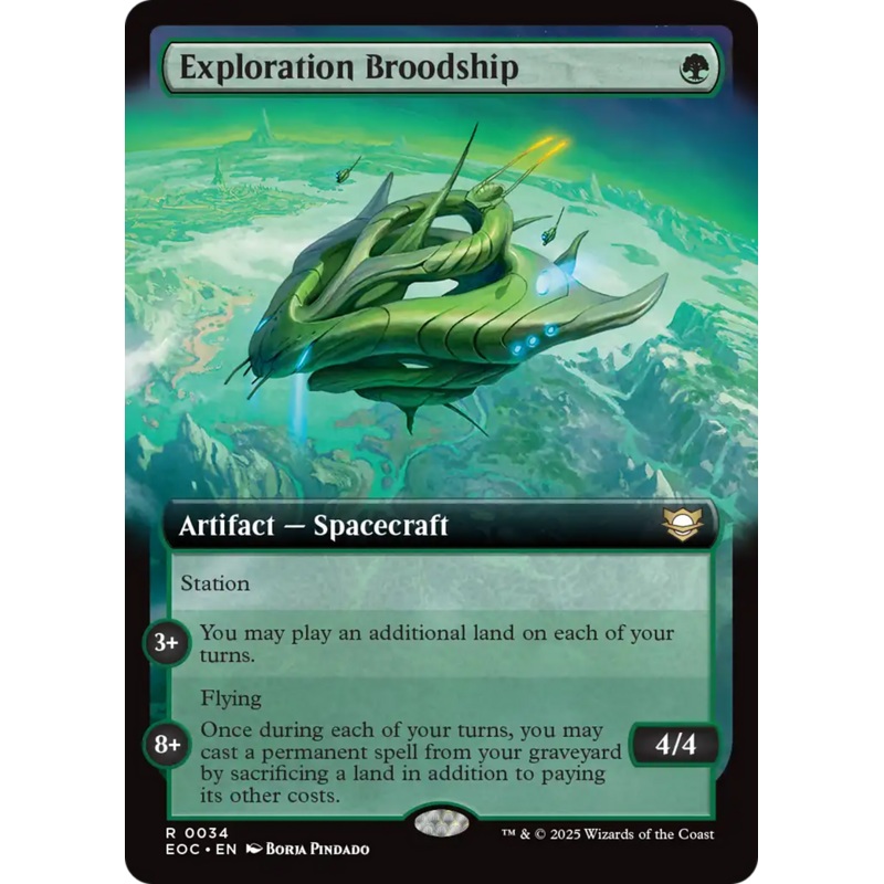 Exploration Broodship (Extended Art) [Edge of Eternities Commander]
