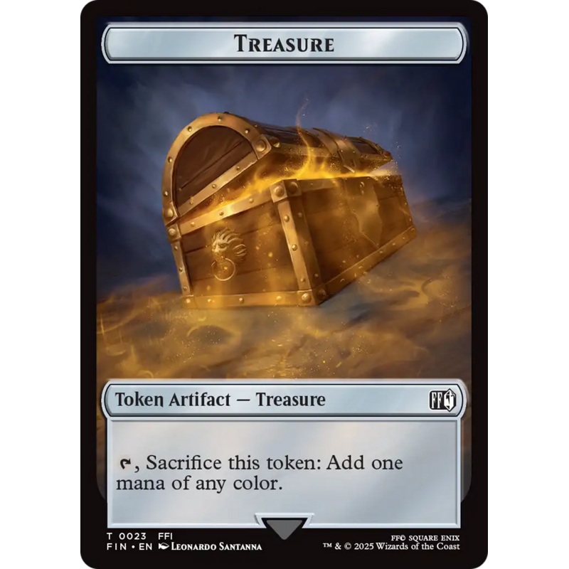 Treasure (0023) // Copy (0001) Double-Sided Token [FINAL FANTASY Tokens]