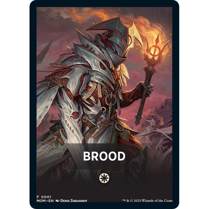 Brood Theme Card [March of the Machine Tokens]