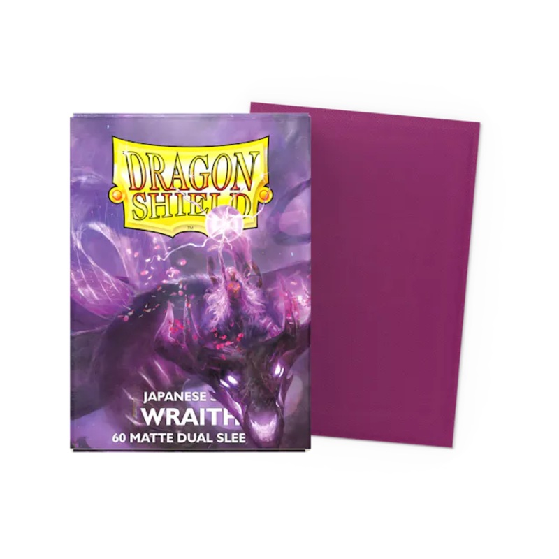 Dragon Shield Dual Matte Sleeve - Wraith 60ct (Japanese Size)