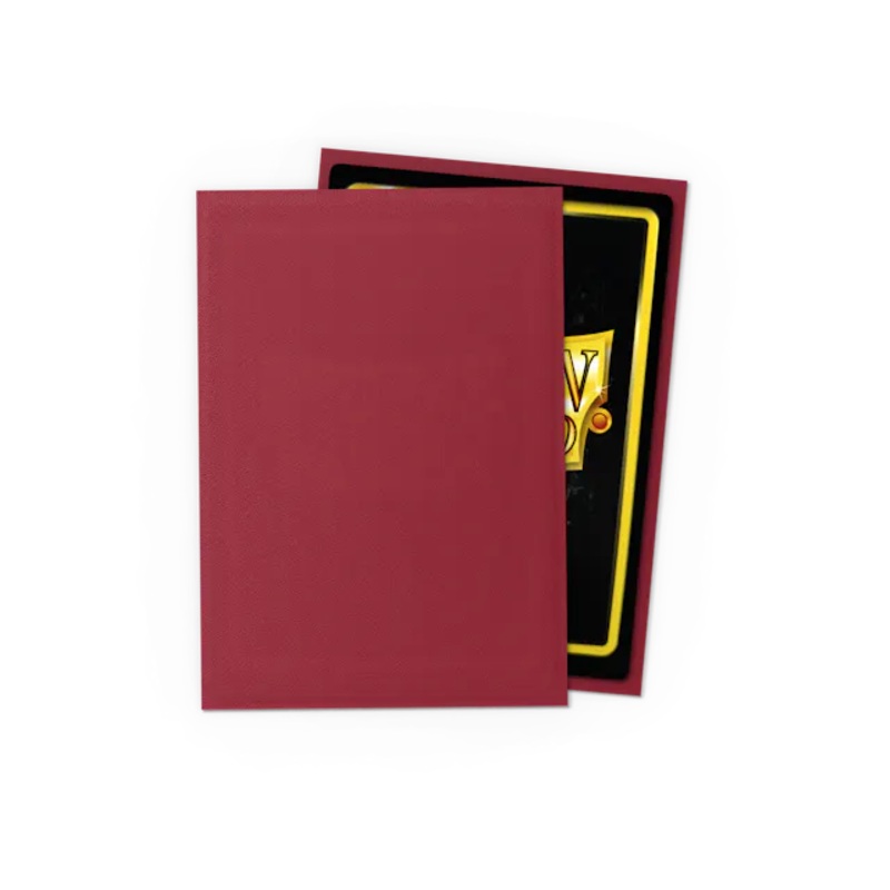 Dragon Shield Matte Sleeve - Blood Red 60ct (Japanese Size)