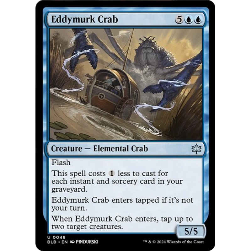 Eddymurk Crab [Bloomburrow]
